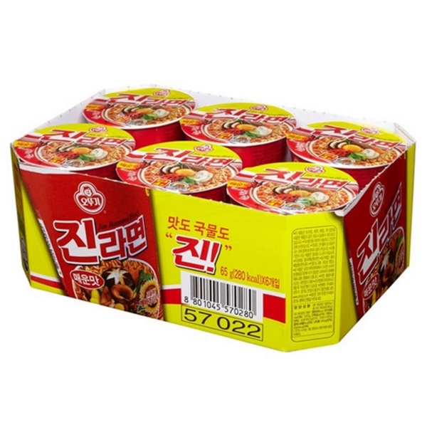 오뚜기 진라면 소컵 매운맛 65gx6입- 이랜드몰