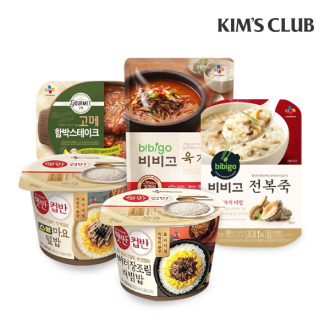 CJ 간편식 2500원 균일가 모음(국,탕,죽,고메)상세보기